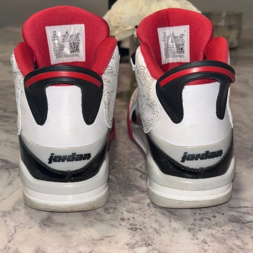 Jordan Kids Sneakers - Red, Black, White